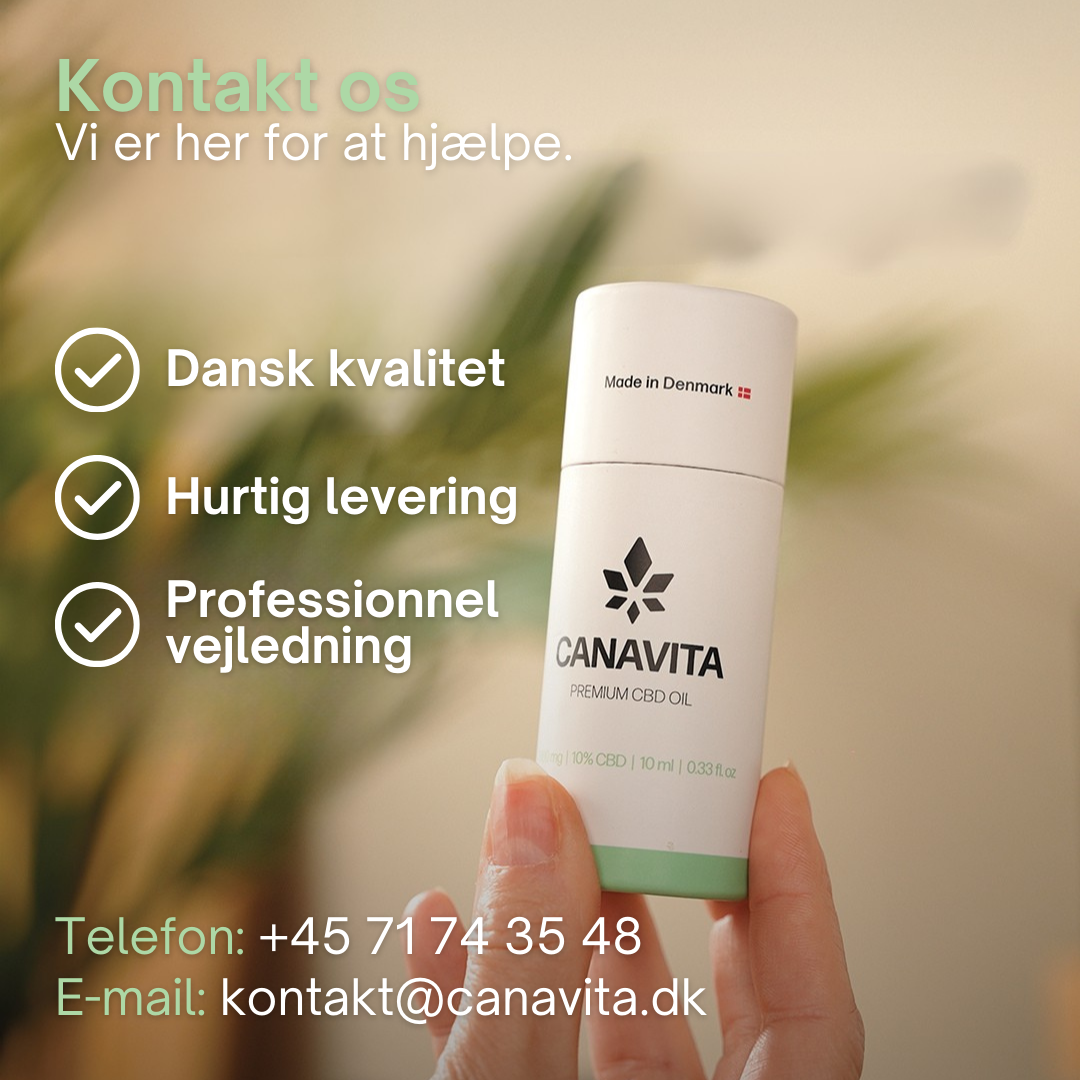 2 FOR 1 Dansk CBD olie med økologisk kamille