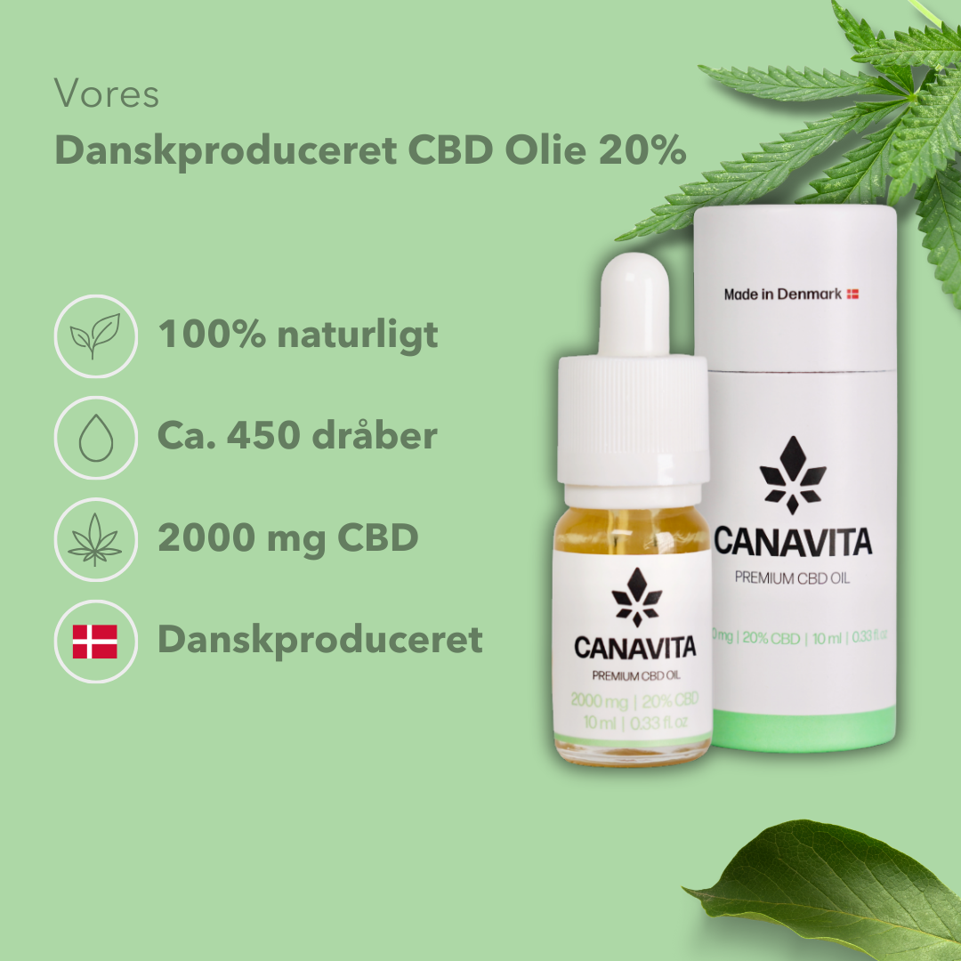 Fuldspektrum CBD olie 20% appelsin