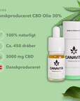 Fuldspektrum Premium CBD olie 30%