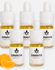 Fuldspektrum premium CBD olie 30% med aroma - 5 Flasker