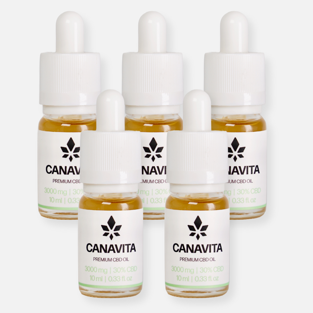 5 Pak 30% CBD olie SPAR 50%