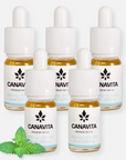 Fuldspektrum premium CBD olie 30% med aroma - 5 Flasker