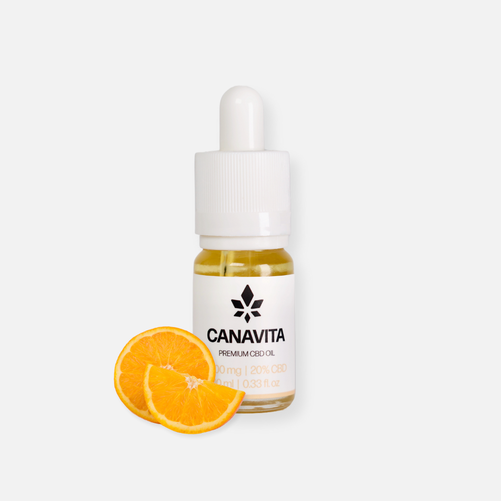 Fuldspektrum CBD olie 20% appelsin