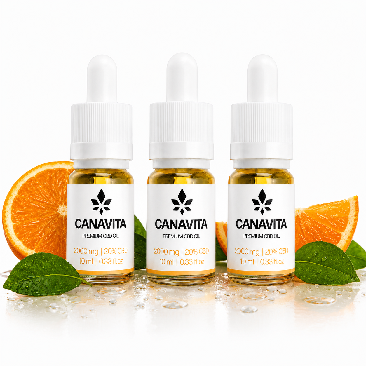 Dansk CBD olie - 3 Flasker
