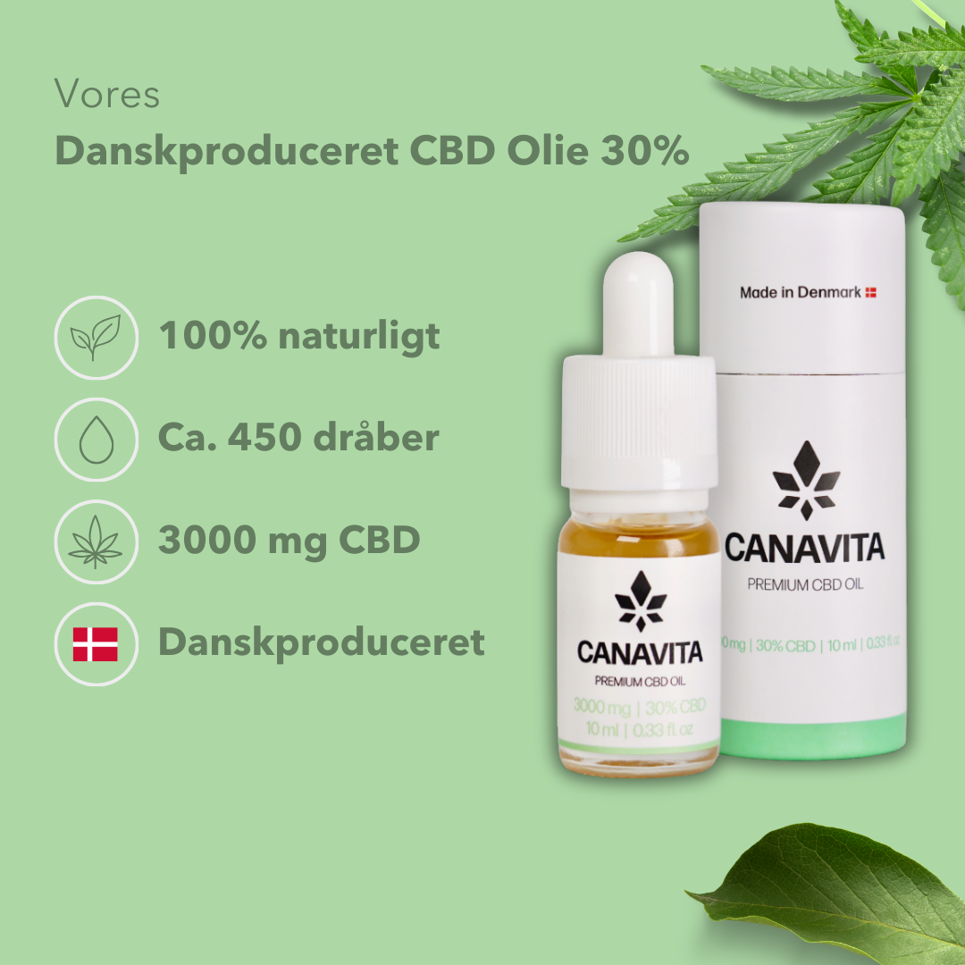 Fuldspektrum Premium CBD olie 30%