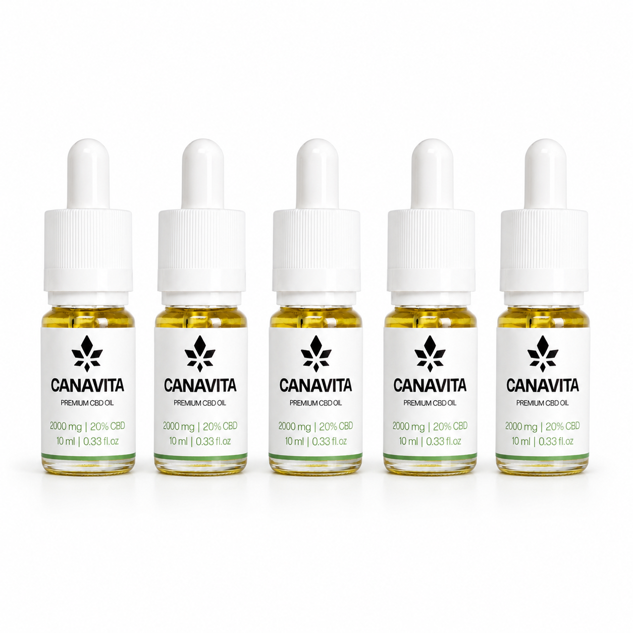 5 Pak Dansk CBD olie