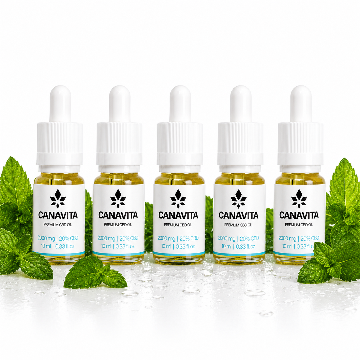 5 Pak Dansk CBD olie