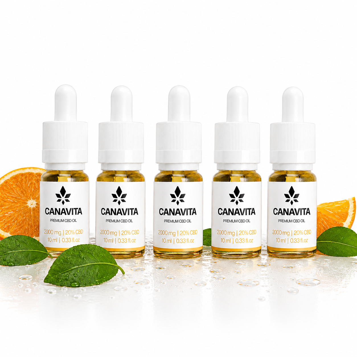 5 Pak Dansk CBD olie
