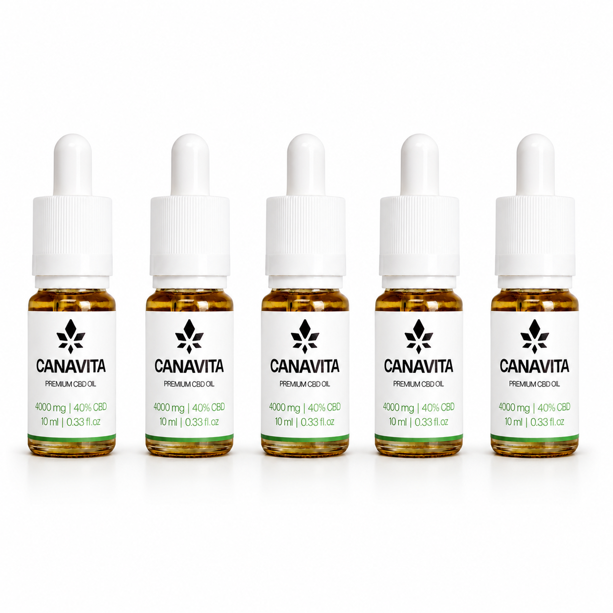 5 Pak Dansk CBD olie